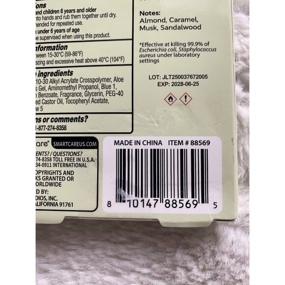 Smart Care Scented Hand Sanitizer Spray 1 Fl Oz Pistachio Brule Hydrating NEW - Picture 7 of 10